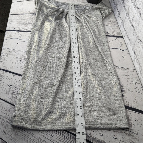 Shiny gold blouse plus 1X - Picture 6 of 8